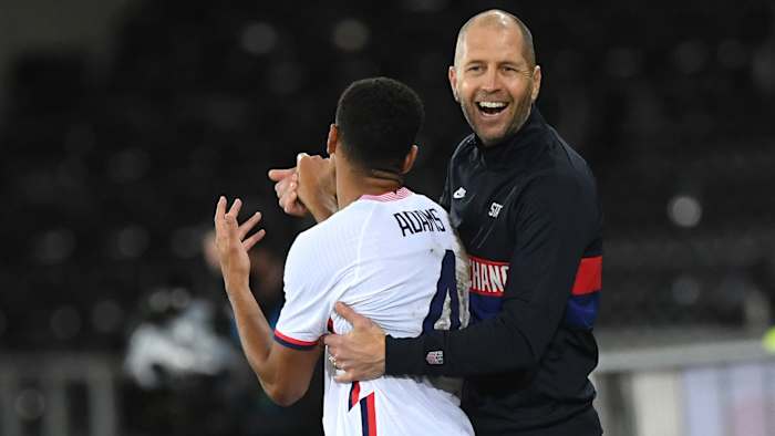 USMNT's Gregg Berhalter and Tyler Adams